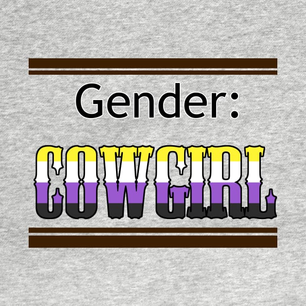 Gender: COWGIRL - Enby Colors by Akamaru01